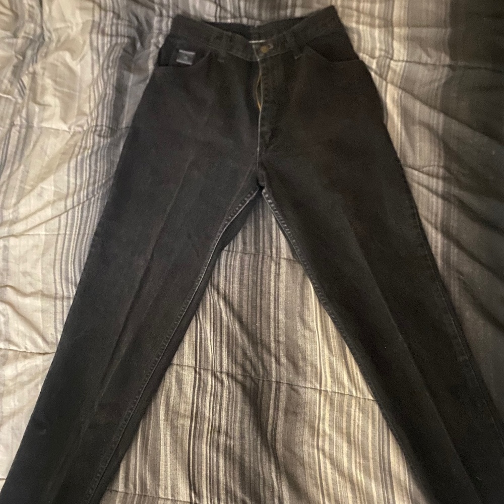 Early 90s Vintage Wrangler Mom Jeans - Black